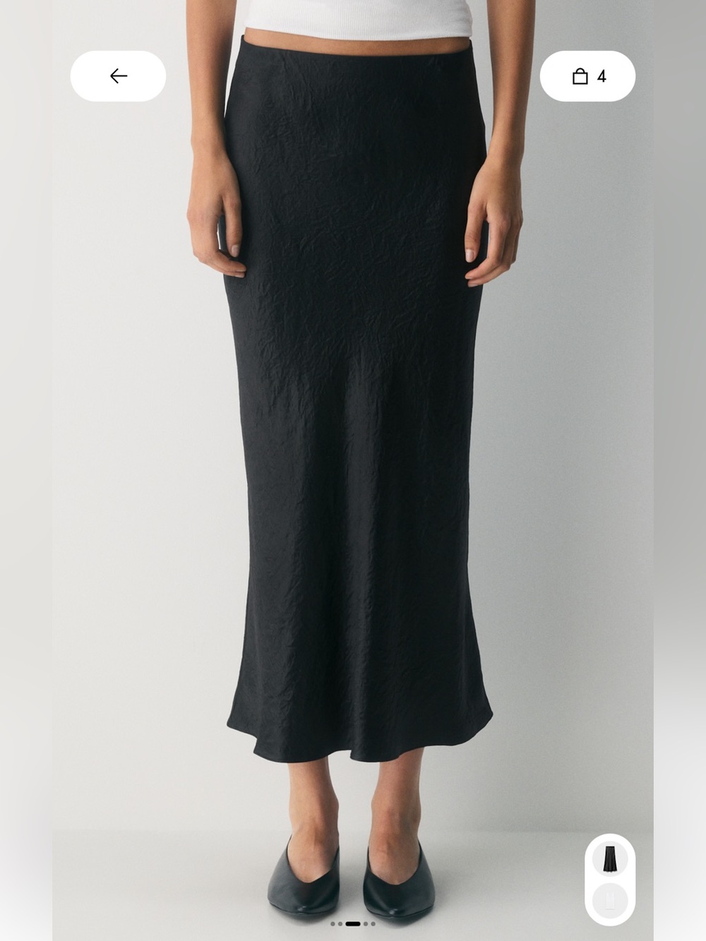 Satin Slip Maxi Skirt